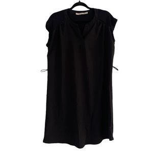 Cap sleeve dress with belt loops - no belt